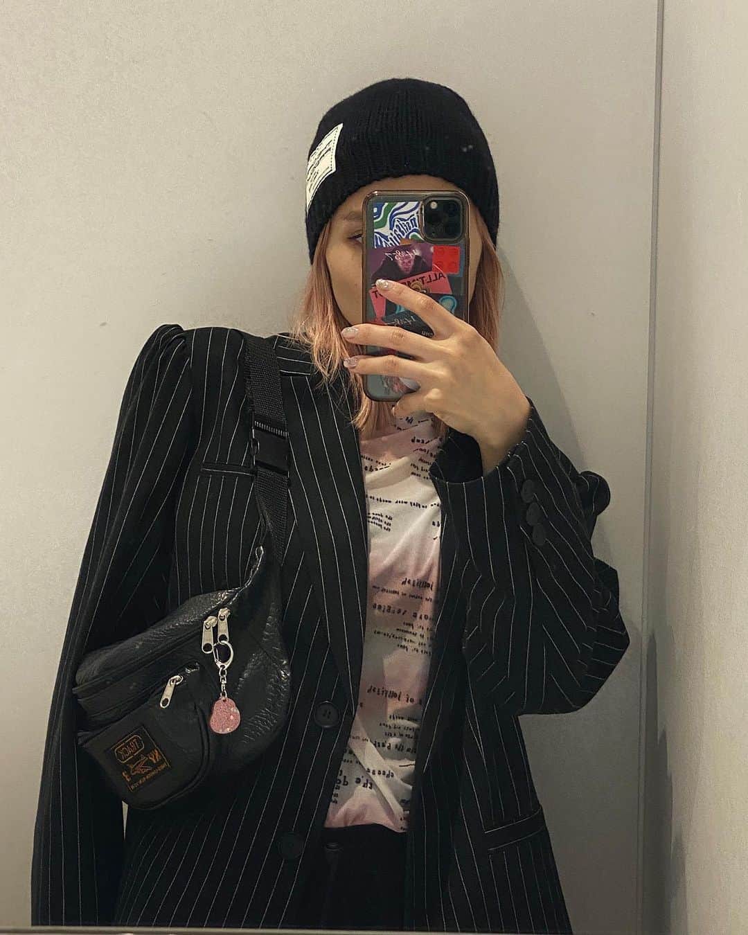 室原彩夏のインスタグラム：「ㅤㅤㅤㅤㅤㅤㅤㅤㅤㅤㅤㅤㅤ 怪物おもしろかった🎬 ㅤㅤㅤㅤㅤㅤㅤㅤㅤㅤㅤㅤㅤㅤㅤㅤㅤㅤㅤㅤㅤㅤㅤㅤㅤㅤ 🧢 @theopen_product  🧥 @laguagem  👚 @anogh_official」