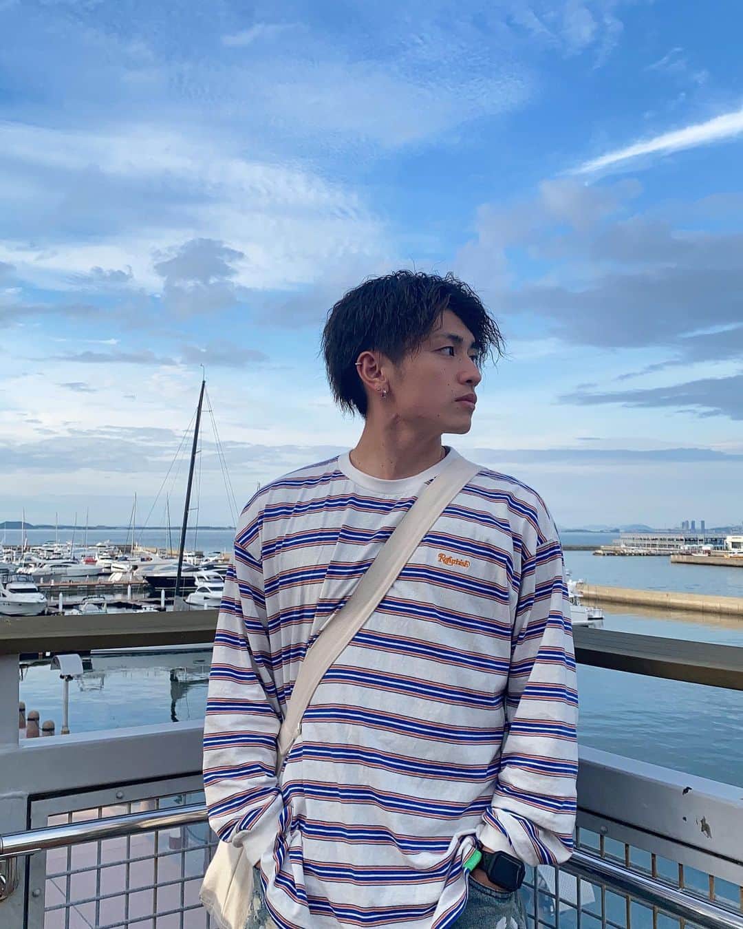 のインスタグラム：「. 雲が綺麗でした☁️✨」