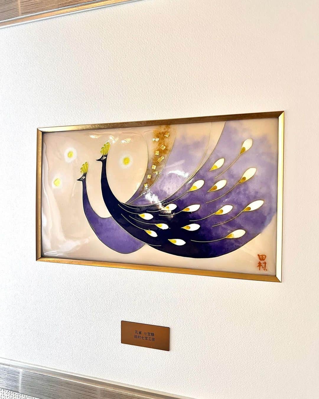 田村有紀さんのインスタグラム写真 - (田村有紀Instagram)「[New Art Works. 9]  The peacock is Tamura's speciality design.   #peacock  #artgallery」6月17日 20時43分 - tamurayuuki_