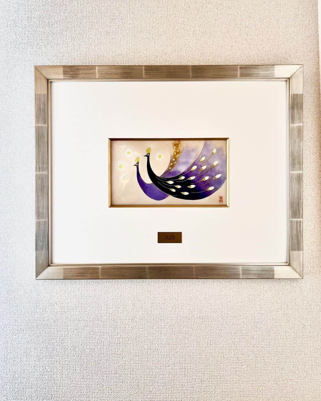 田村有紀さんのインスタグラム写真 - (田村有紀Instagram)「[New Art Works. 9]  The peacock is Tamura's speciality design.   #peacock  #artgallery」6月17日 20時43分 - tamurayuuki_