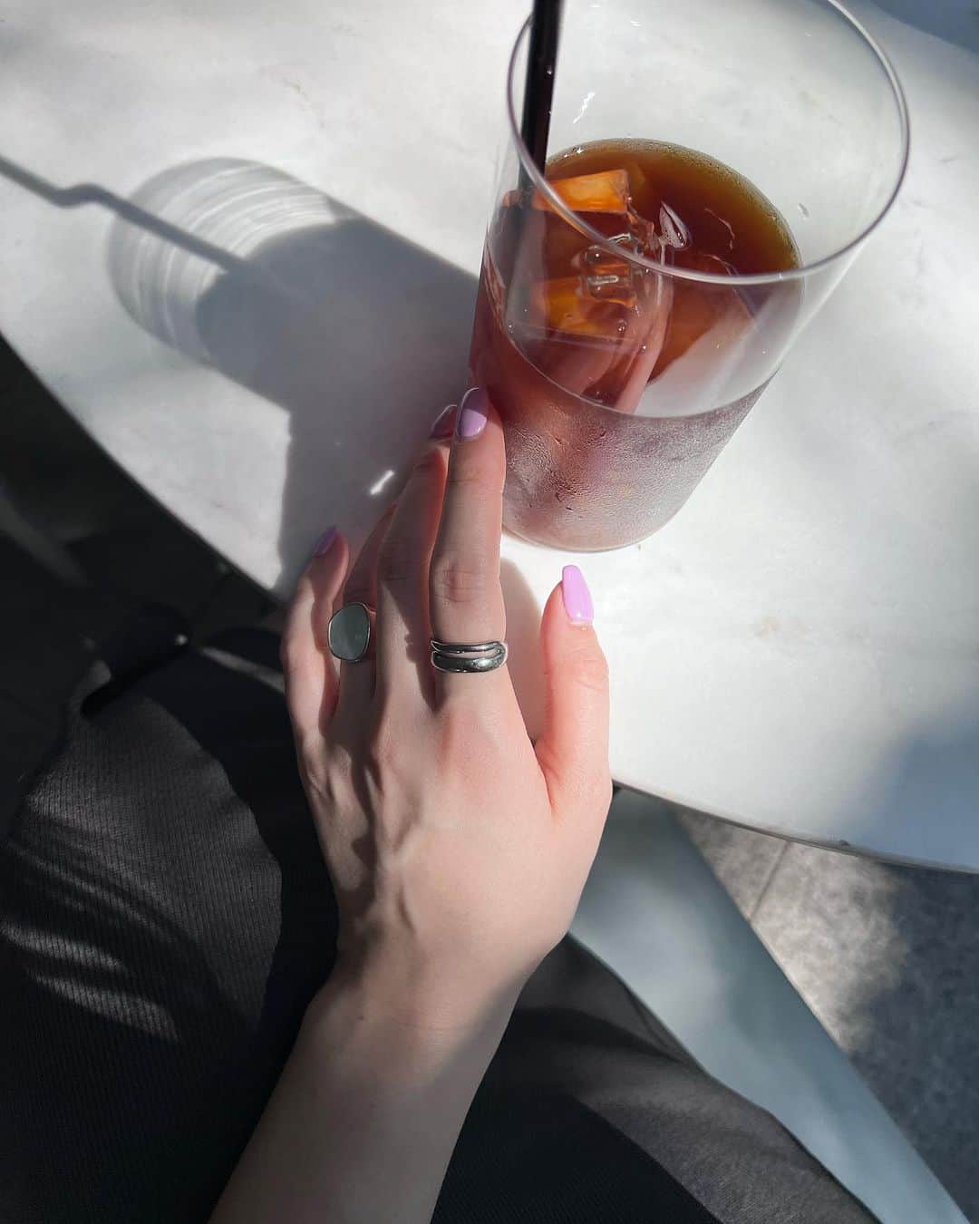 のインスタグラム：「久々のジェル💅ぴんく💕」