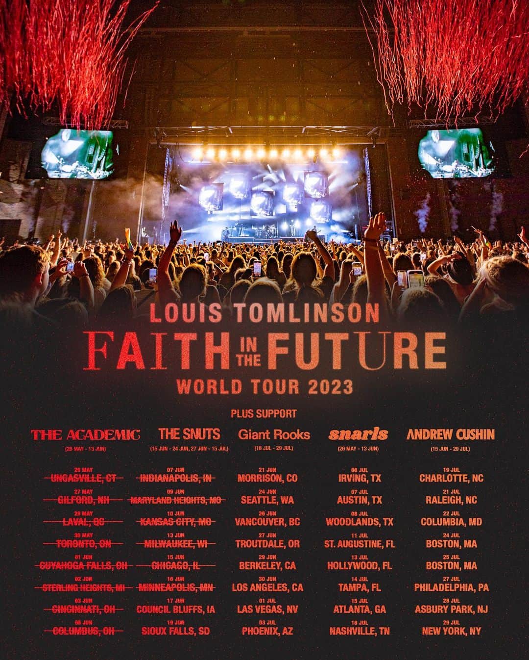 ルイ・トムリンソンのインスタグラム：「The shows have been incredible so far. Looking forward to the rest of them!」
