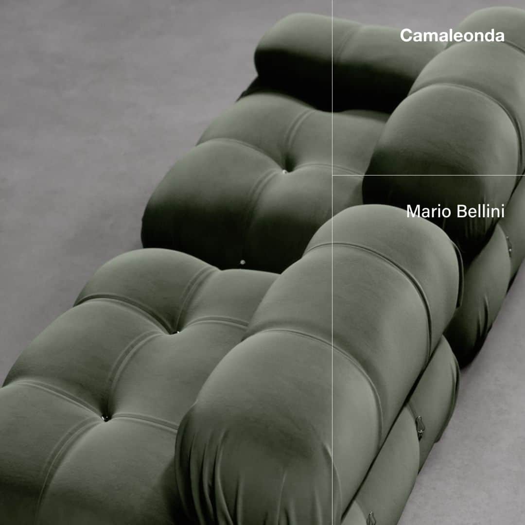 B&B Italiaのインスタグラム：「An unprecedented, lifted from the ground, design experience with the Camaleonda sofa designed by Mario Bellini.  @mariobelliniarchitects  #bebitalia #design #Camaleonda」