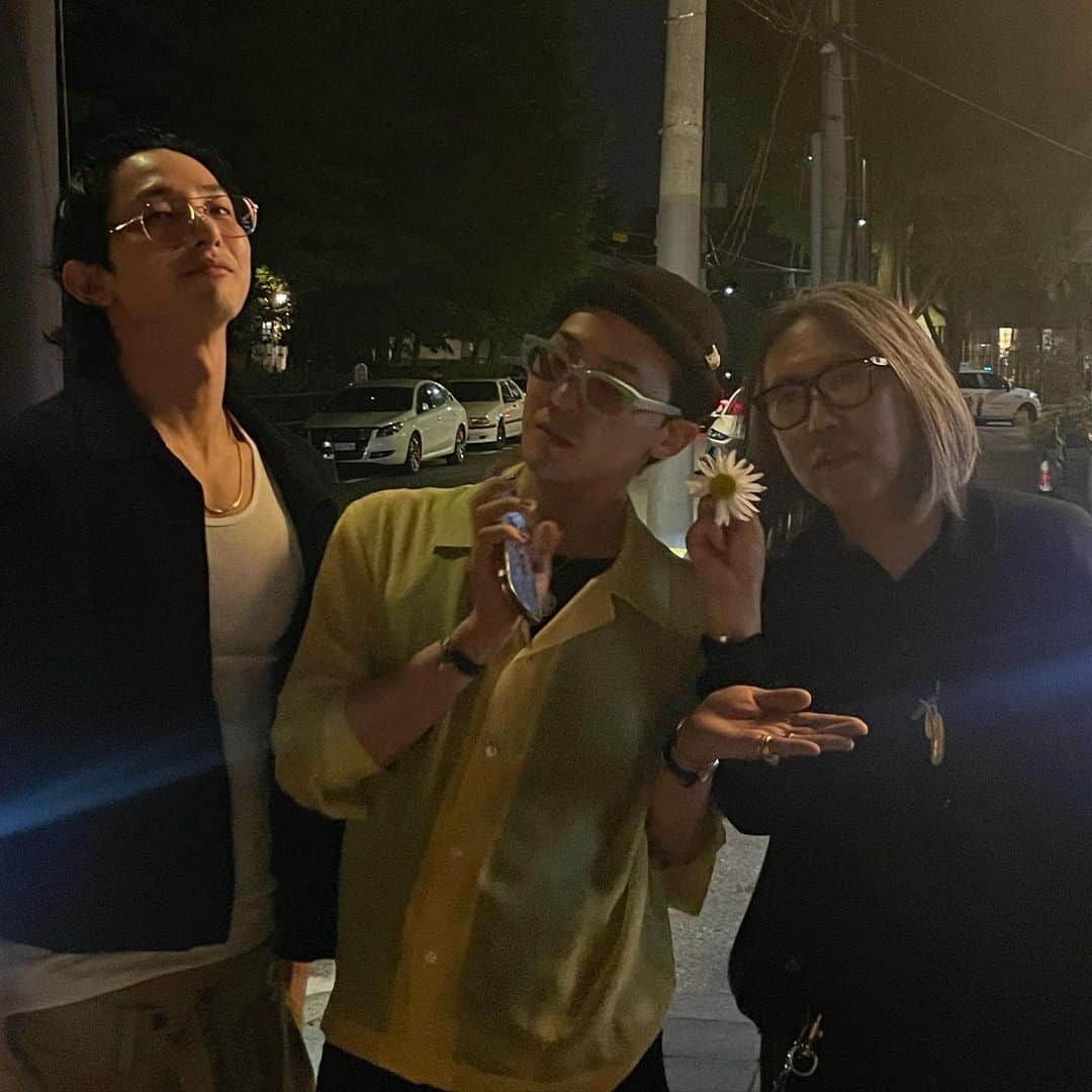 藤原ヒロシのインスタグラム：「ソウルの夜」