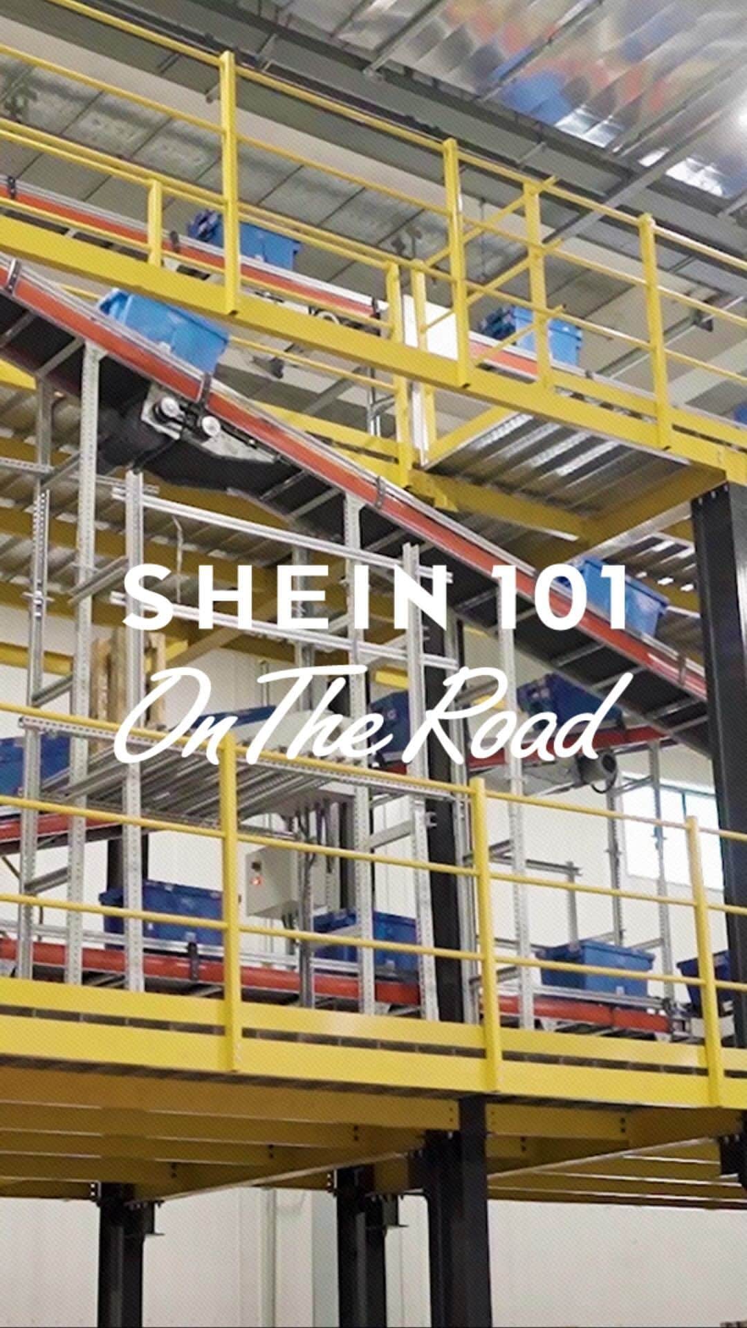 SHEINのインスタグラム：「Ever wonder how we get your fave fits to your doorstep? 📦 Welcome to the sorting warehouse, where efficiency meeting innovaSHEIN 💫 Step inside to see how we fine-tune and streamline our processes every day with our 3D automated system - super tech sorting thousands of pieces simultaneously - to deliver you not just style but satisfaction 🥰  @danidmc @itsdestene_ @itsjustajlove @furnandaofficial @kenyamollie @marinasaavedraa  #SHEIN101 #SHEINOnTheRoad」