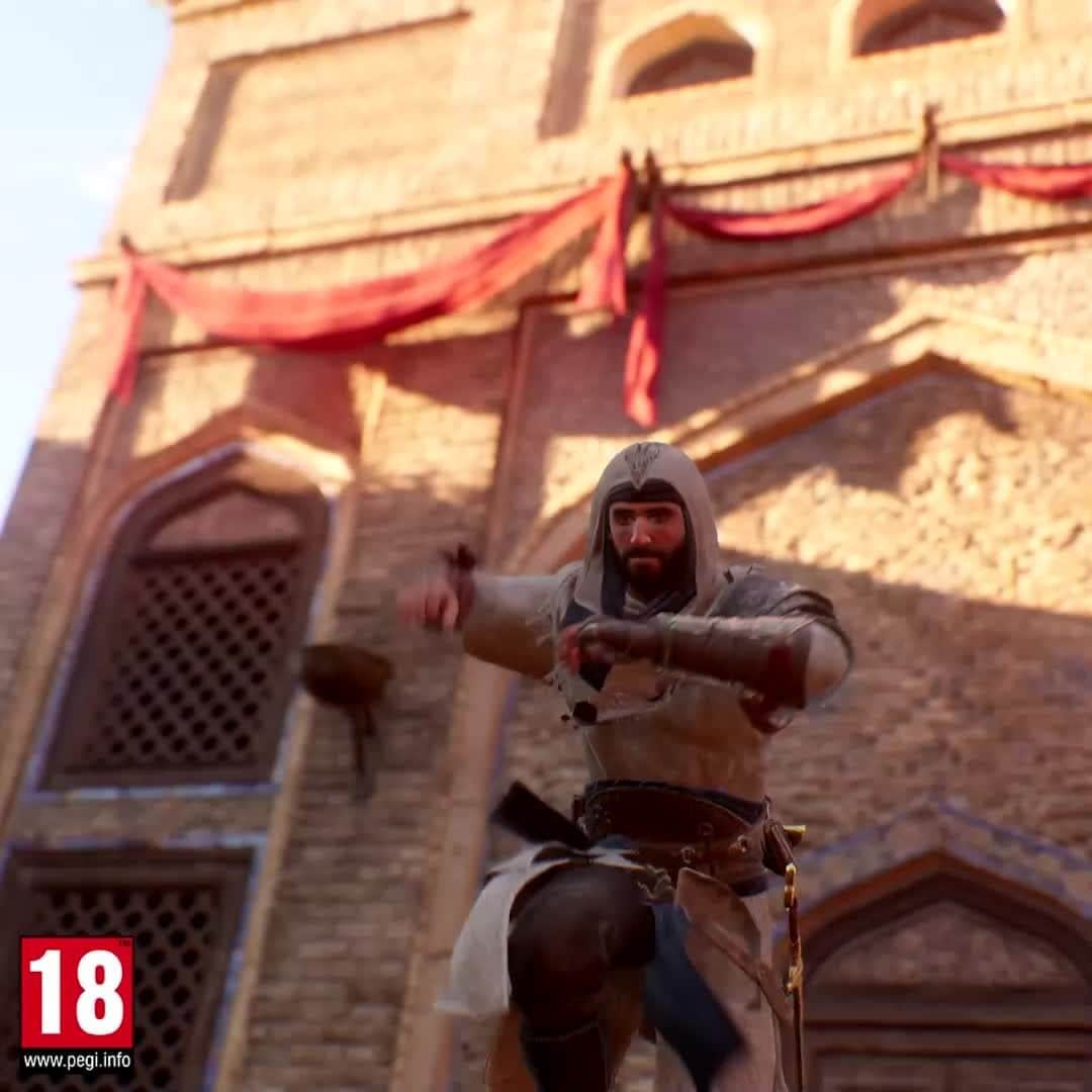 アサシン クリードのインスタグラム：「A masterful Assassin must use their environment, skills and tools in perfect harmony to succeed.  Which Assassin tool are you most excited to use in Assassin’s Creed Mirage?  #AssassinsCreed」