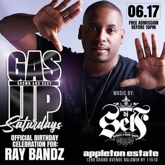 DJ Selfさんのインスタグラム写真 - (DJ SelfInstagram)「This Saturday Dj Self takes over Appeltons 1299 Grand Avenue, Baldwin NY! Official bday party for @100raybandz, hosted by @Lateef516. Free admission for all b4 10 so get there early. For vip tables hit up La at 516-770-6634」6月18日 2時37分 - djself