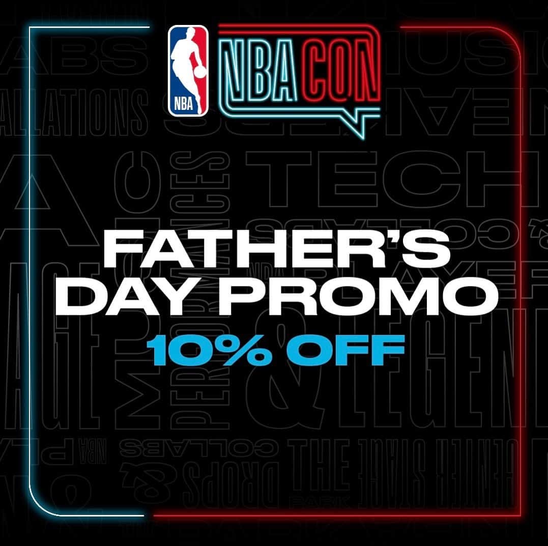 NBAさんのインスタグラム写真 - (NBAInstagram)「Make this Father's Day unforgettable by treating Dad to NBA Con. It's the perfect way to celebrate and bond over the love of basketball. We’re here with the assist! Use Promo Code ‘DAD’ for 10% Single Day Tickets through June 23rd. Get your tickets at the link in bio! 🔥🏀」6月18日 4時06分 - nba
