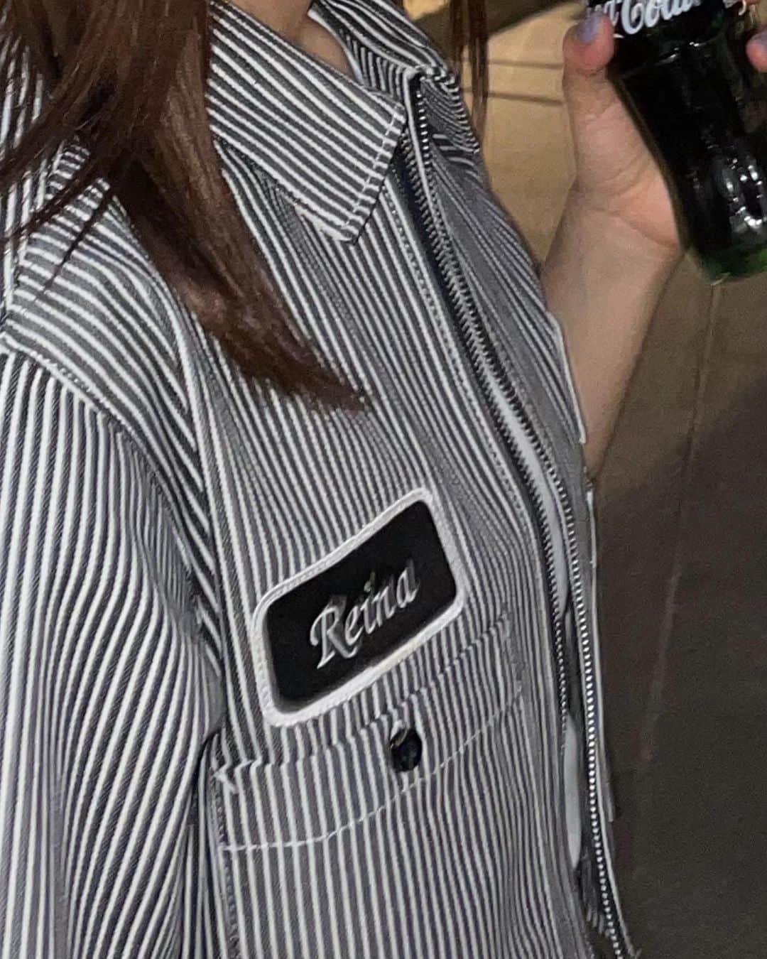 清司麗菜さんのインスタグラム写真 - (清司麗菜Instagram)「X-girl×Peels❤︎  コラボ商品のシャツに名前の刺繍をしていただきました❤︎ショート丈セットアップかわいい🥹🌍💓💓  #xgirl#xgirl_ootd#xgirljp#peels#セットアップコーデ」6月18日 15時51分 - seiji_0007