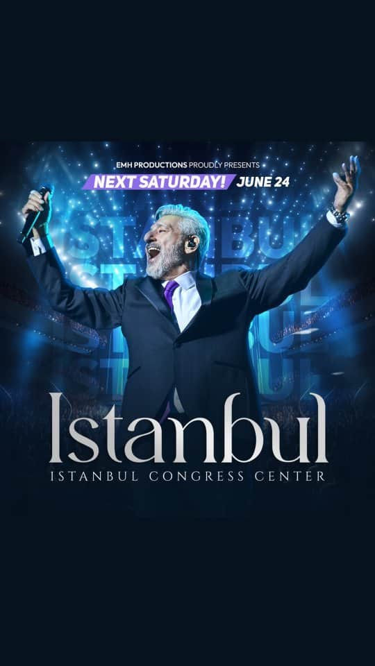 Ebiのインスタグラム：「. کمتر از یک هفته تا دیدار با شما در شهر استانبول باقی مونده و هیجان خاصی برای این برنامه و ملاقات با شما دارم و تصمیم گرفتم به همین منظور، یادی کنیم از برنامه ی قبلی که در این شهر داشتیم، امیدوارم از دیدنش لذت ببرید، بیصبرانه منتظر دیدار تک تکتون هستم وعده ما شنبه ۳ تیرماه در سالن Istanbul Congress center ❤️ . Ebi live in Istanbul 🇹🇷 Saturday, june 24th, 2023, at Istanbul Congress Center  . Ticket & info: www.ebiconcert.com  0090 536 259 1801  0090 536 259 1802  See you next Saturday!🔥」