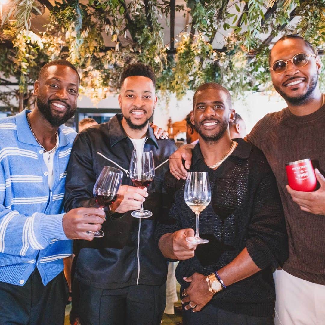 ドウェイン・ウェイドのインスタグラム：「What’s better than one Black-owned wine brand? A few 🍷There was nothing but excellence in the room during Black on Black at Aspen Food and Wine Festival」