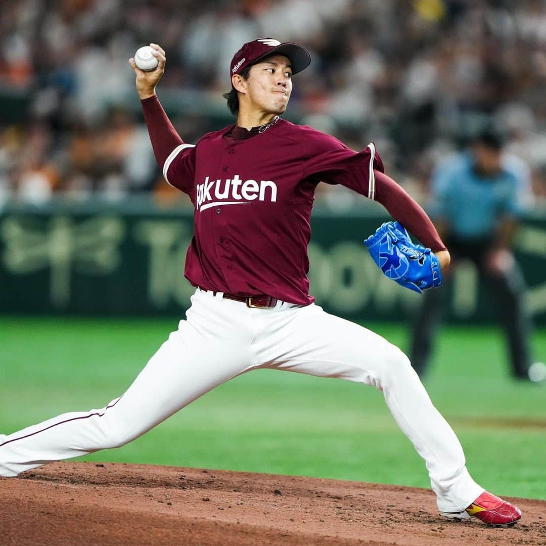 東北楽天ゴールデンイーグルスさんのインスタグラム写真 - (東北楽天ゴールデンイーグルスInstagram)「⚾️  ⚾️G 1-2 E⚾️ 1点ビハインドの6回に辰己選手が5号2ランを放ち逆転‼️‼️ その後はリリーフ陣が踏ん張りカード勝ち越し✨✨✨ 勝ち投手は復帰登板で5回1失点の好投の岸選手で2勝目👍🏼 6回は渡辺翔太選手、7回は内選手が1回無失点👏🏼👏🏼 8回は安樂選手と鈴木翔天選手の継投で抑えた‼️ 最後は松井裕樹選手が締めて14セーブ目🤝🏼  #鷲が掴む #rakuteneagles #辰己涼介  #岸孝之 #松井裕樹 #炭谷銀仁朗 #安樂智大  #鈴木翔天 #内星龍 #渡辺翔太」6月18日 17時21分 - rakuten_eagles