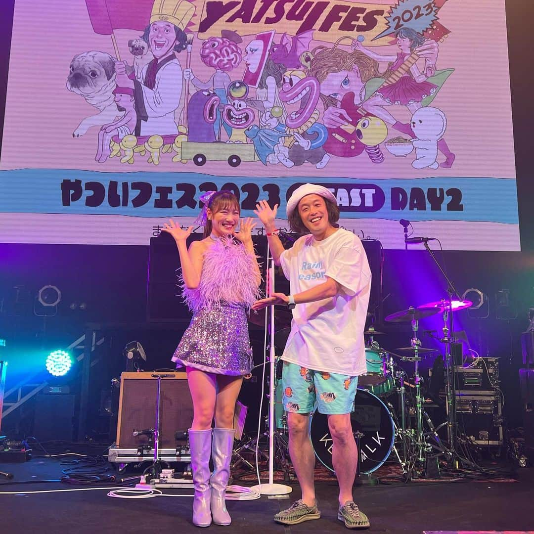 やついいちろうのインスタグラム：「やついフェス2023！  2日目スタート！！  #高城れに #やついフェス」