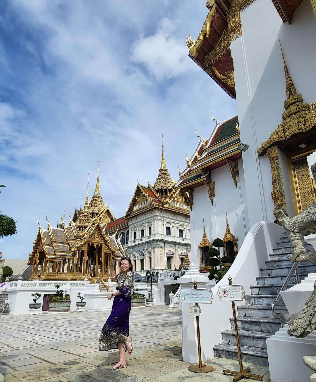 時田愛梨のインスタグラム：「タイ🇹🇭旅行✨ 久々で楽しかった♡ 合成写真のような綺麗さ🫶」