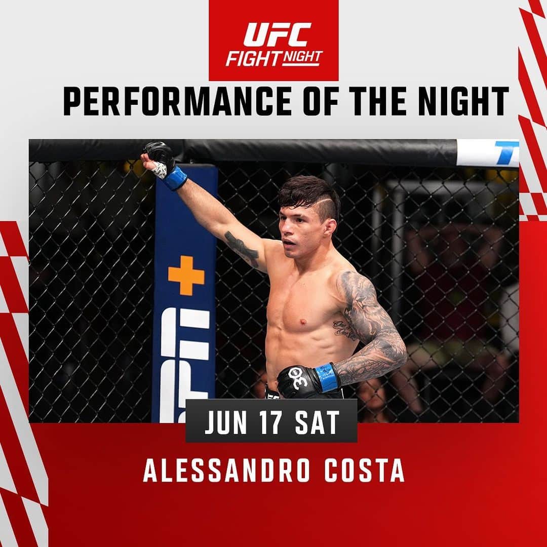 UFCさんのインスタグラム写真 - (UFCInstagram)「What a show these two young prospects put on tonight 👀🚨  They take home POTN honors 💰 #UFCVegas75」6月18日 14時57分 - ufc
