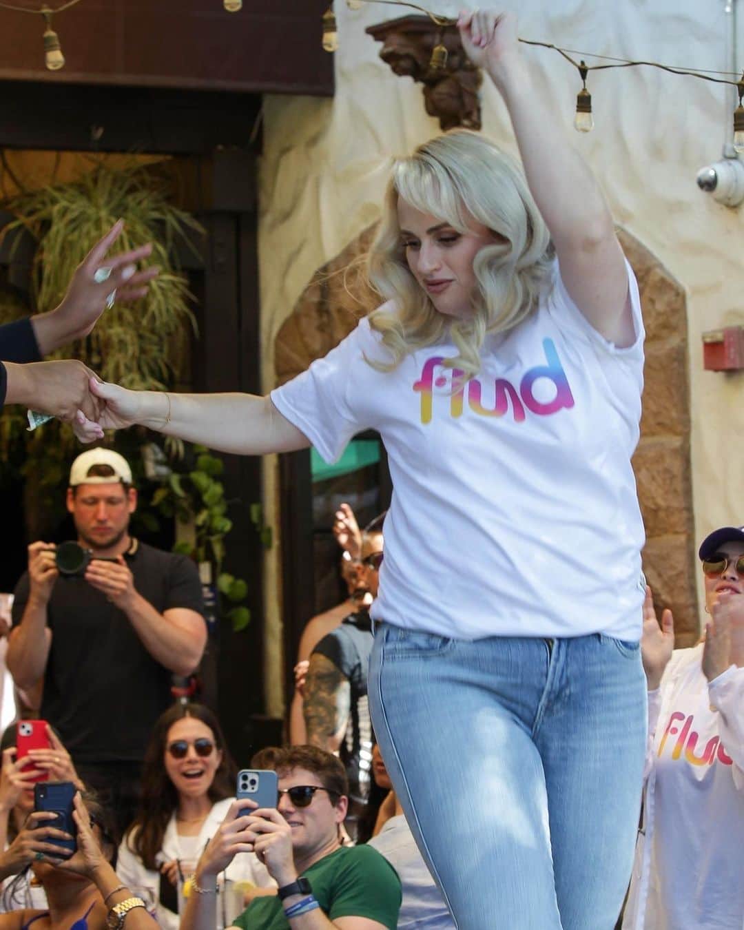 Just Jaredさんのインスタグラム写真 - (Just JaredInstagram)「Rebel Wilson danced her heart out while attending a pride event at The Abbey to promote her dating app Fluid. #RebelWilson Photos: Backgrid」6月18日 14時59分 - justjared
