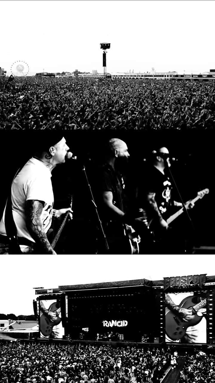 Rancidのインスタグラム：「Thank you Belgium 🇧🇪 @graspopmetalmeeting」