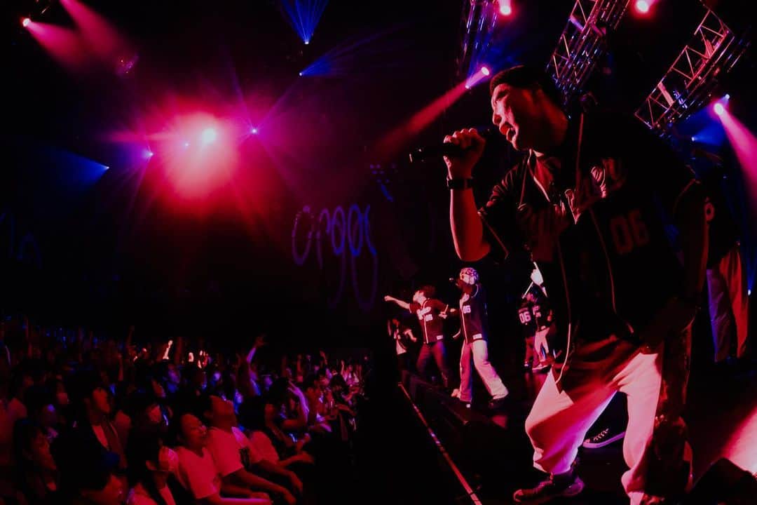 梅田サイファーのインスタグラム：「23/6/11 at Zepp Shinjuku(Tokyo) "NEW ALBUM RAPNAVIO RELEASE ONE MAN TOUR"  Photo by @hiroyabrian  #RAPNAVIO #梅田サイファー」