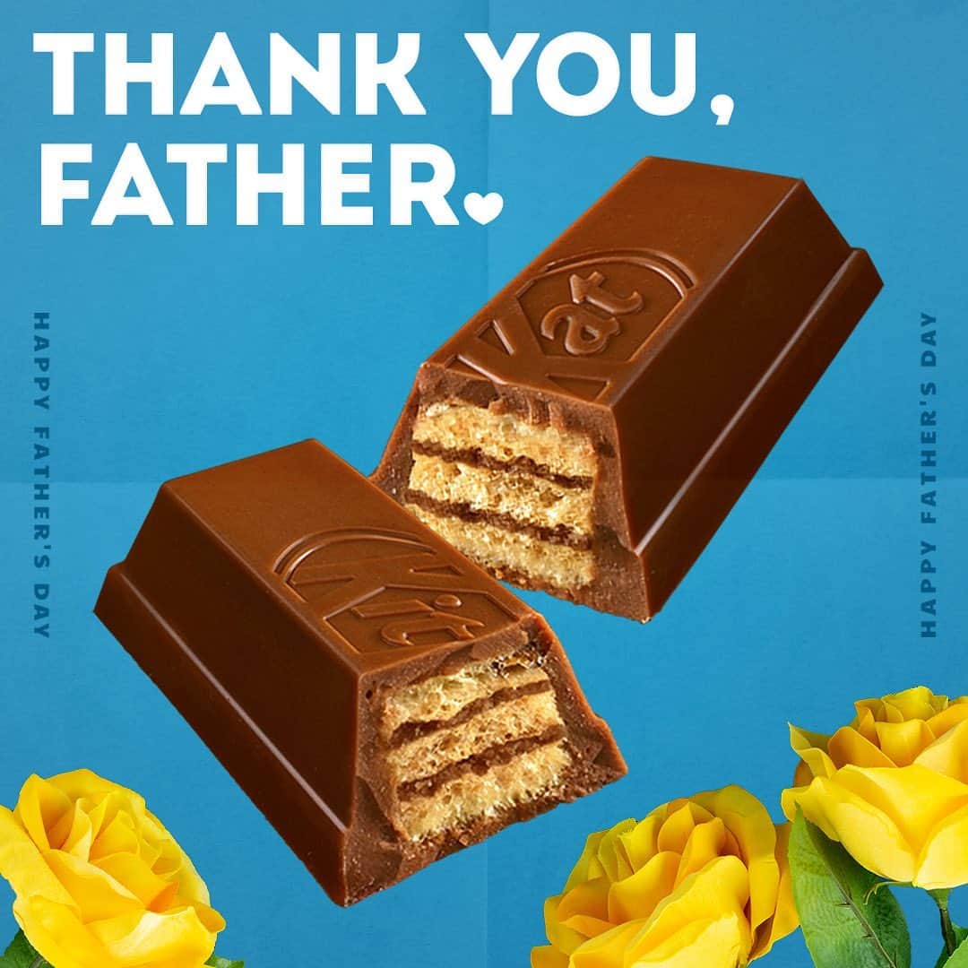 KITKAT Chocolatoryさんのインスタグラム写真 - (KITKAT ChocolatoryInstagram)「【コメントで盛り上げよう🍫✨】  👱‍♂️ Thank you, father👱‍♂️ 💙「Have a break, have a KitKat®」💙  一緒に過ごす時間が きっと、最高のプレゼント🎁  “キットカット”で一緒にブレイク🍫 そんな父の日のプレゼント、してみませんか🙌？  お父さんへ「ありがとう」の気持ちを込めて、 コメント欄から【🍫💙】の絵文字を送ってね！  ┈┈┈┈┈┈┈┈┈┈ #kitkat #キットカット #父の日 #fathersday #break #ブレイク #チョコレート #ウエハース #サクサク #ザクザク #チョコレート好き #チョコレート好きと繋がりたい #チョコレート好きな人と繋がりたい #チョコレート大好き #おやつじかん #期間限定」6月18日 18時43分 - kitkat_japan_official