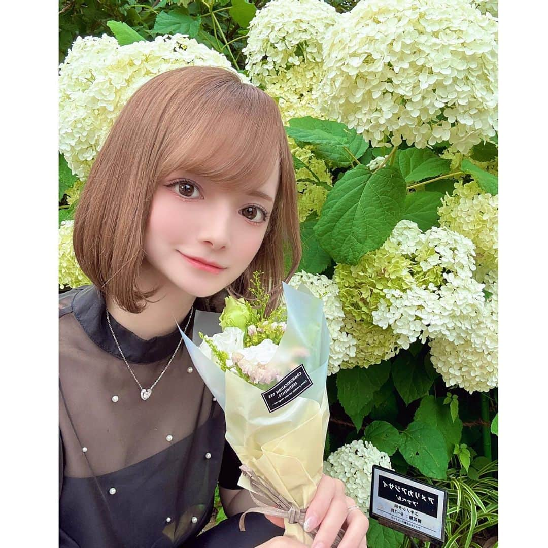 天使かれんのインスタグラム：「紫陽花☔️」