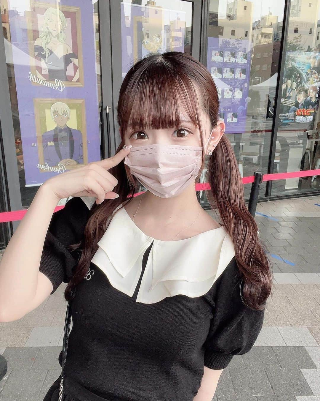 恋星はるかさんのインスタグラム写真 - (恋星はるかInstagram)「ますくはるさん 背景気にせず撮ったらめちゃめちゃコナンだた、、( ･.･ ) .」6月18日 19時34分 - haru_nonfic