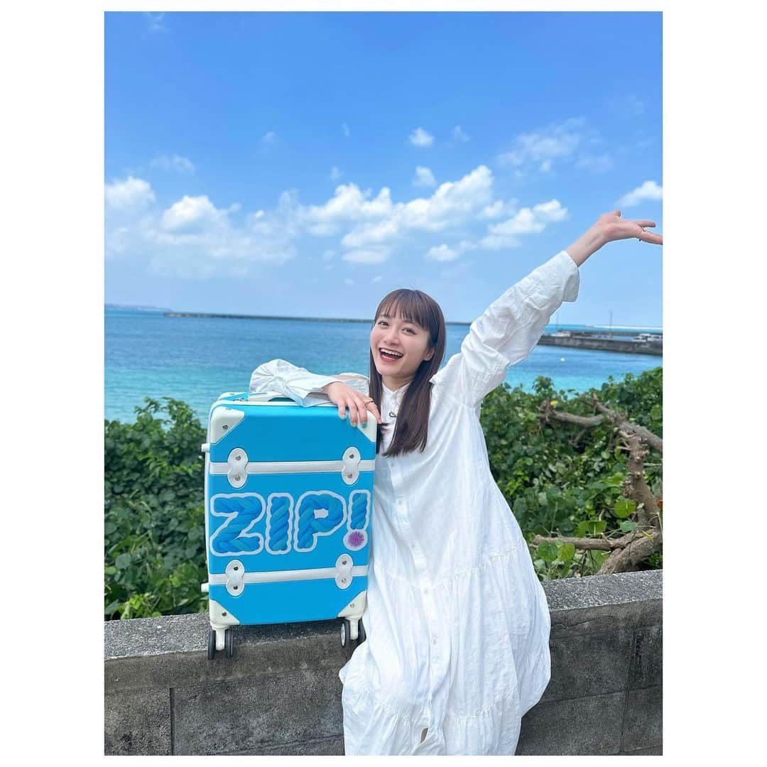 福田愛依さんのインスタグラム写真 - (福田愛依Instagram)「出演のお知らせです！☺︎  明日から3日間『ZIP！』キテルネ！ 「旅キテルネ!沖縄3days〜!」を担当します！  沖縄本島北部、南部、そして宮古島を3日間に渡りお届けします🌻🌈  今回、紹介しているスポットは、超最新スポットやおすすめグルメなど、充実した沖縄旅をしてほしいという思いで厳選した場所になります！ 実際に私も体験して、3日間本当に充実した沖縄旅でした！ クリアボートなどのマリンスポーツは”ザ・沖縄”を感じられる体験ですし、グルメでも、海ぶどうがこんなにも食べられるのはここだけ！という特別なスポットが盛りだくさんでした！  紹介しているスポットのほとんどが海や自然が豊富で日々の疲れを吹き飛ばし癒してくれるような空間です。 3日間様々な場所に行っているので、ぜひ3日とも見逃さないでほしいです👀✨  沖縄に行く時の参考にしてください🤍🌺🏝🐬  朝7時40分後〜放送ですっ❣️  オフショットもたくさん載せていきます〜☺︎  #キテルネ #沖縄 #沖縄本島 #北部 #南部 #宮古島」6月18日 19時34分 - meii_cheer