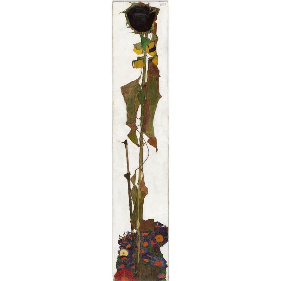 THE ROWのインスタグラム：「Egon Schiele; ‘Sonnenblume’, 1909」