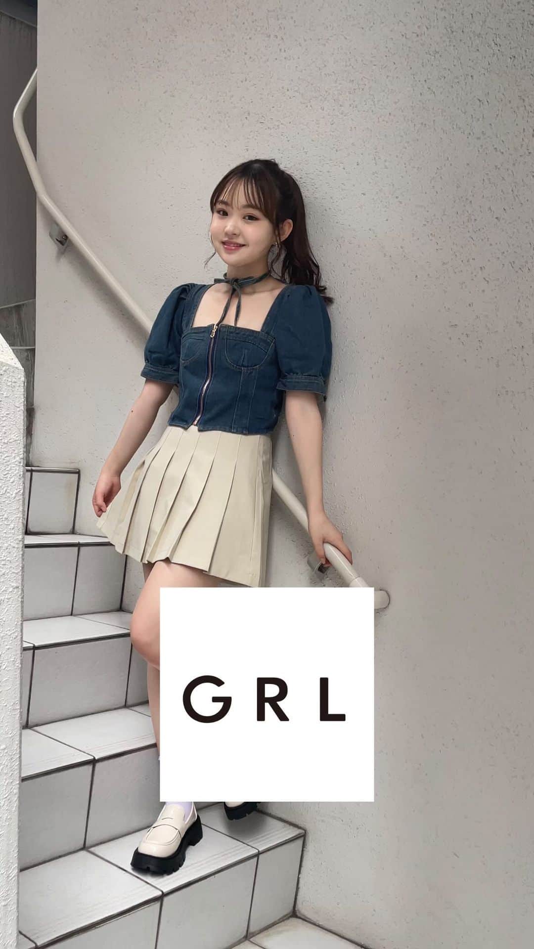 Hinataのインスタグラム：「色んな系統でコーデ組んでみたよ‼️🤎夏服のGRLほんとに可愛い😭#GRL #グレイル #GRL購入品 #グレイル購入品  #pr」