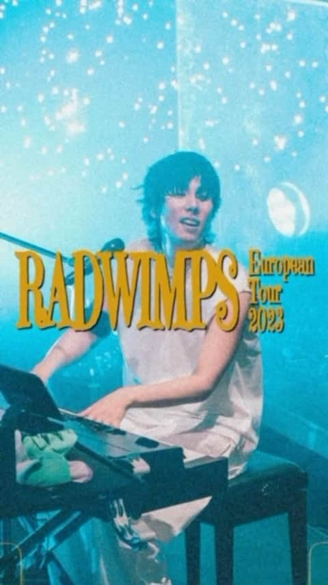 野田洋次郎のインスタグラム：「TB  European Tour 2023  part.2🌹  🎬 @koshunn   #radwimpseuropeantour2023  #rad_europeantour2023」