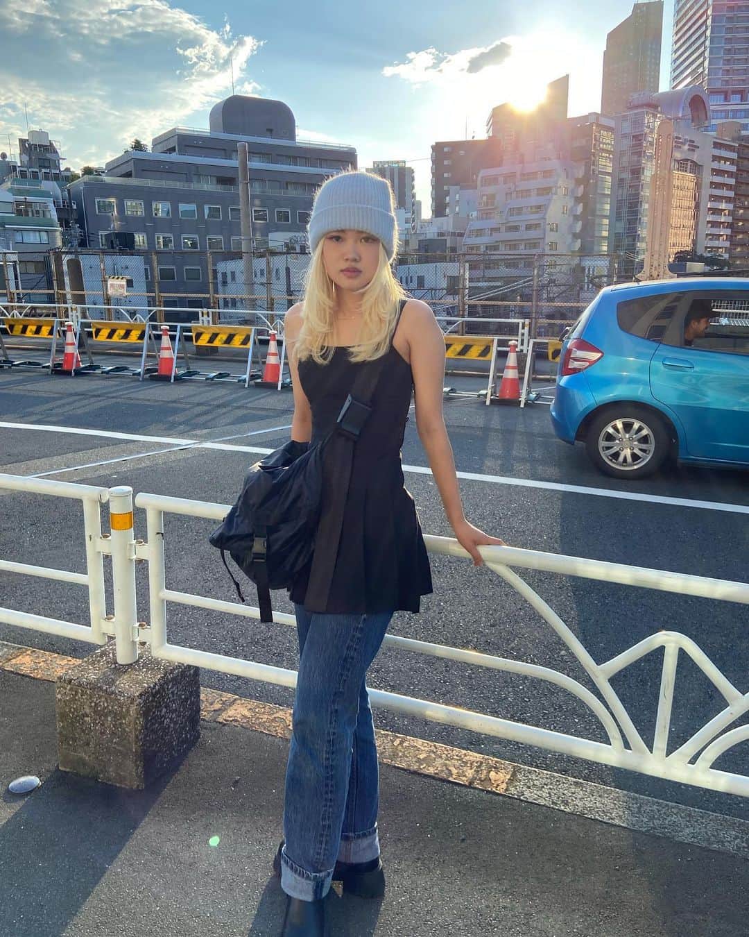 川端結愛のインスタグラム：「一期一会🍓🚙🍀👋🏽」