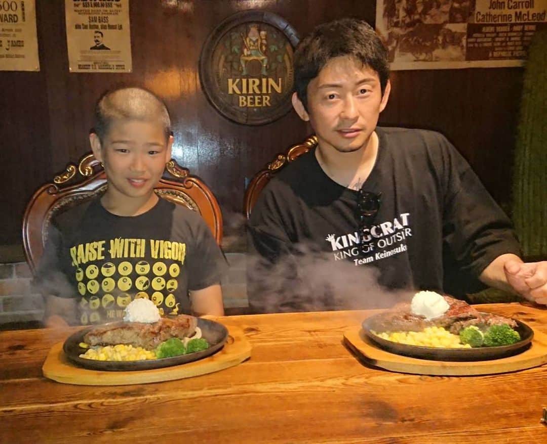 吉永啓之輔のインスタグラム：「たこすけとの約束  約束を守らない大人にはなりたくない😎」