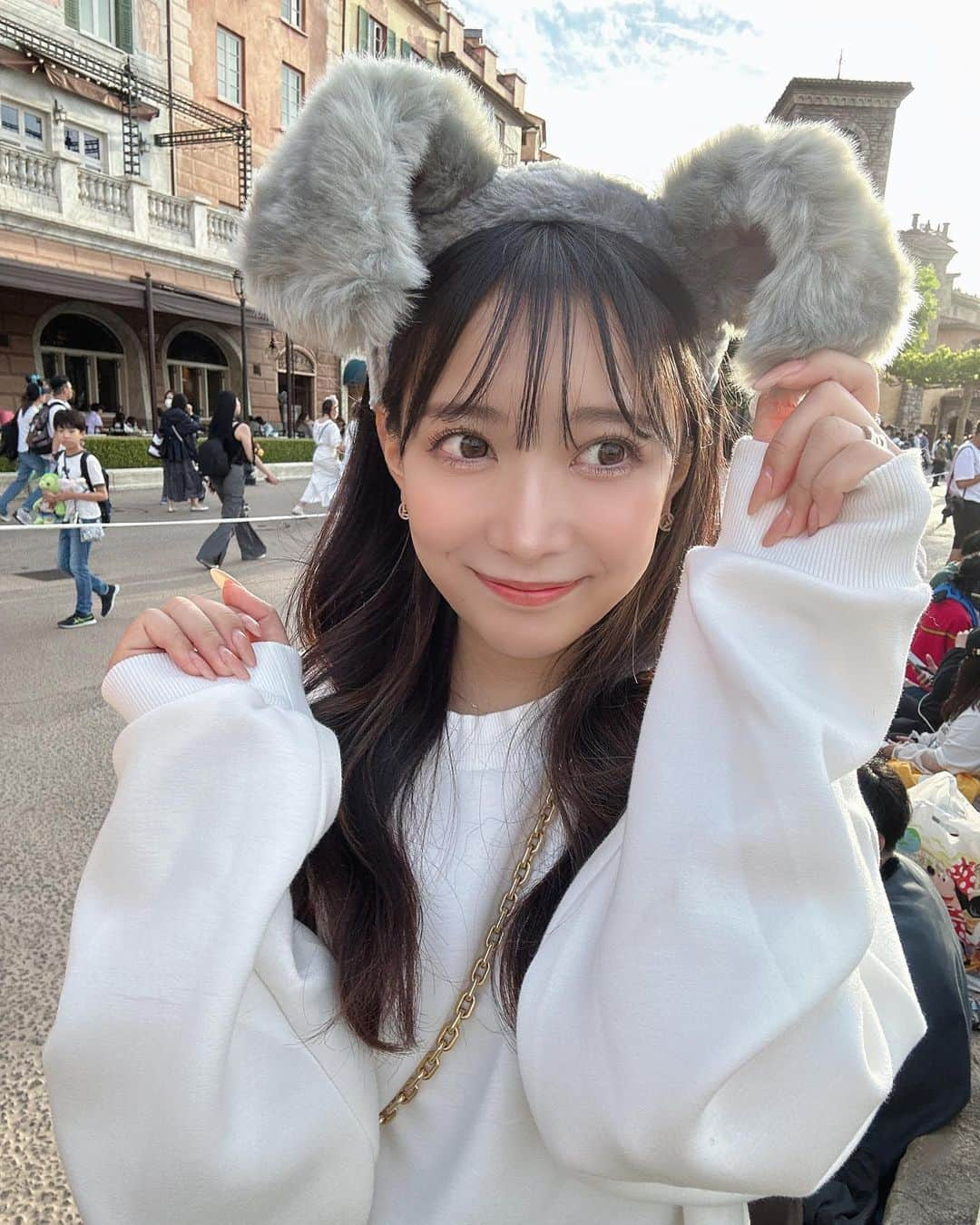 高木美穂のインスタグラム：「ディズニー🐭♡ ° #ディズニー #ディズニーコーデ #ディズニーシー #ディズニーランド #ディズニーグッズ #ディズニー写真部」