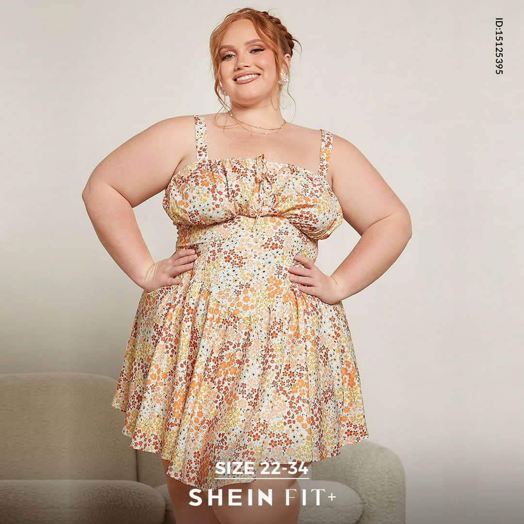 SHEINのインスタグラム：「Which aesthetic is the FIT+ frock of your dreams? 👇  🔎15125665 15125426 15125411 15125395 15076714 15075883  🔗:https://shein.shop/bugr483  Model is wearing: US22  #SHEINFITPLUS」
