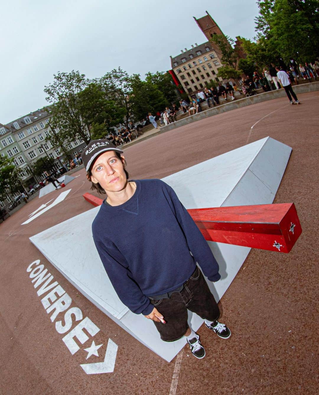 converseさんのインスタグラム写真 - (converseInstagram)「Scene report straight from the @copenhagenopen📍🇩🇰   Swipe to see the @converse_cons crew at the unveiling of Alexis Sablone’s (@suminaynay) skateable objects 👉   📷 @placemag」6月18日 21時30分 - converse
