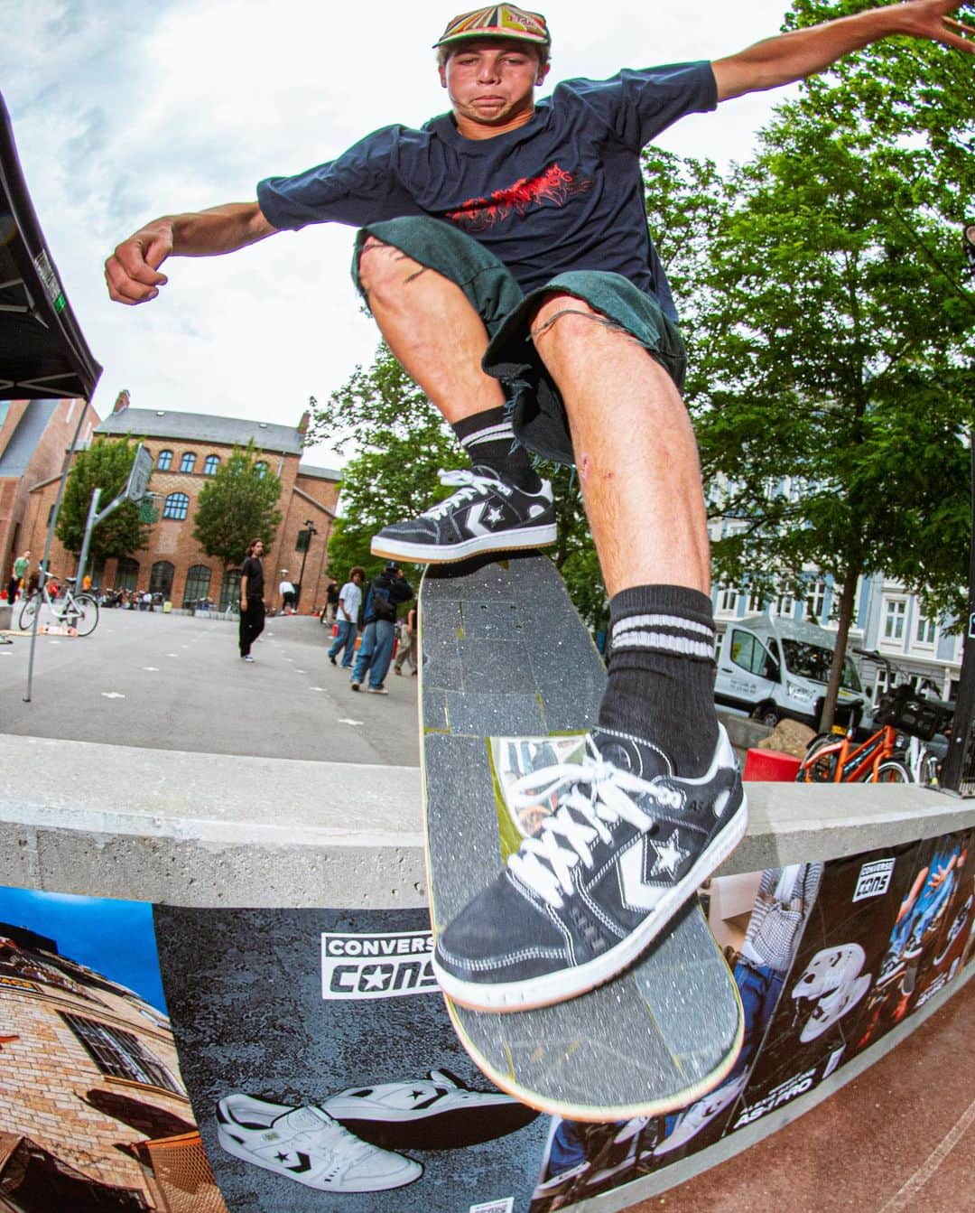 converseのインスタグラム：「Scene report straight from the @copenhagenopen📍🇩🇰   Swipe to see the @converse_cons crew at the unveiling of Alexis Sablone’s (@suminaynay) skateable objects 👉   📷 @placemag」