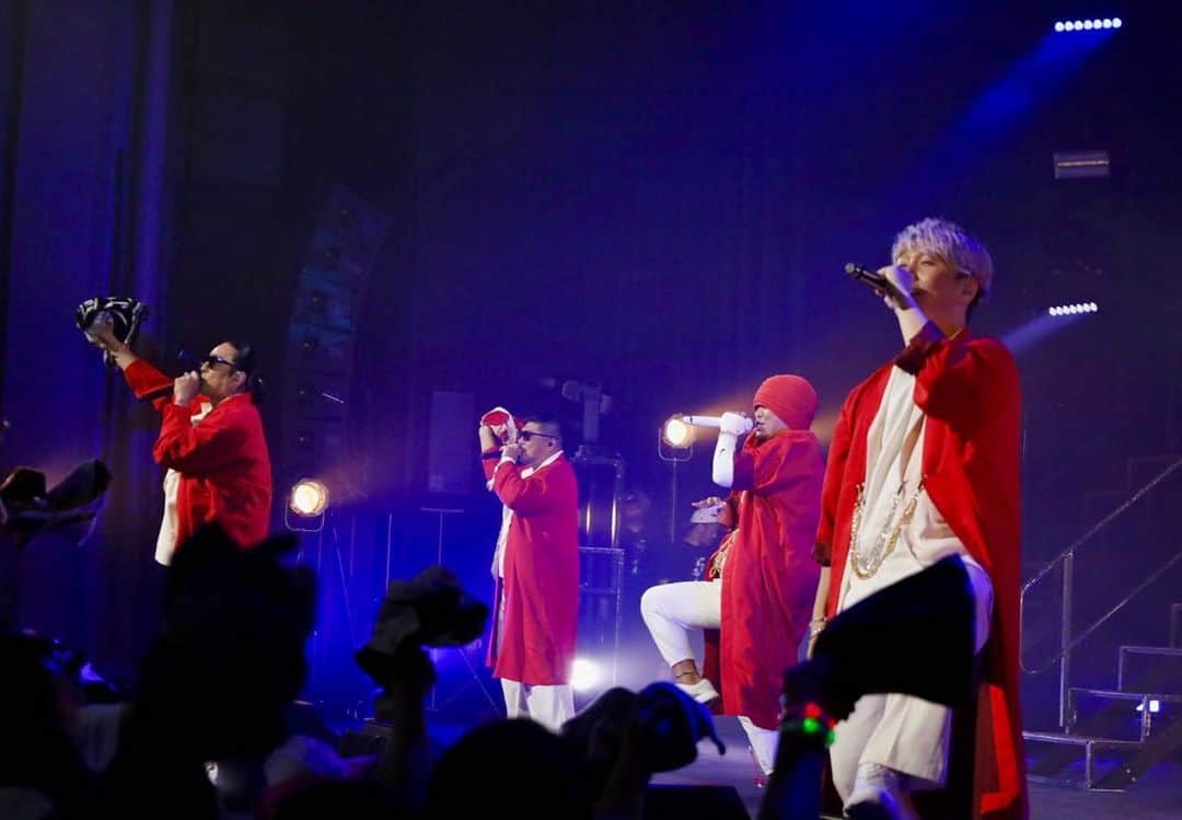 湘南乃風のインスタグラム：「2023.6.18 Thank you Fukuoka!!  Road to 2023.8.12 YOKOHAMA STADIUM   @redrice134  @waka__danna  @shockeye_official  @voicemagicianjp  @bksound」