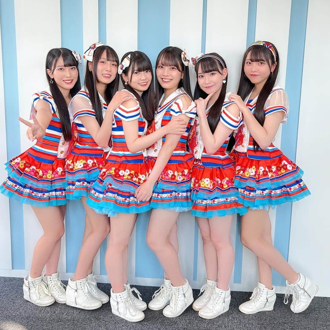 SKE48のインスタグラム：「2023.06.18 「NAGOYA GIRLS FESTIVAL 2023」  SKE48 11期研究生が出演しました！  1年前に初めてパフォーマンスを披露させていただいたステージに再び呼んでいただき、 成長した姿をお見せできたのではと思います！  これからもSKE48 11期研究生をよろしくお願いします💙  #SKE48 #11期研究生 #大村杏 #篠原京香 #杉本りいな #原優寧 #森本くるみ #山村さくら #NGF2023 #48グループ #idol #jpopidol」