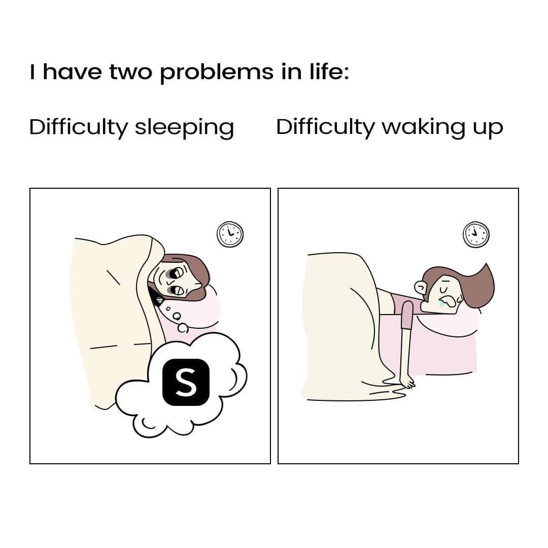 SHEINのインスタグラム：「Counting sheep? How about counting thousands of new drops? 🛌📱🛍️ I guess we're just built different 😏😴   #SHEINinspo」