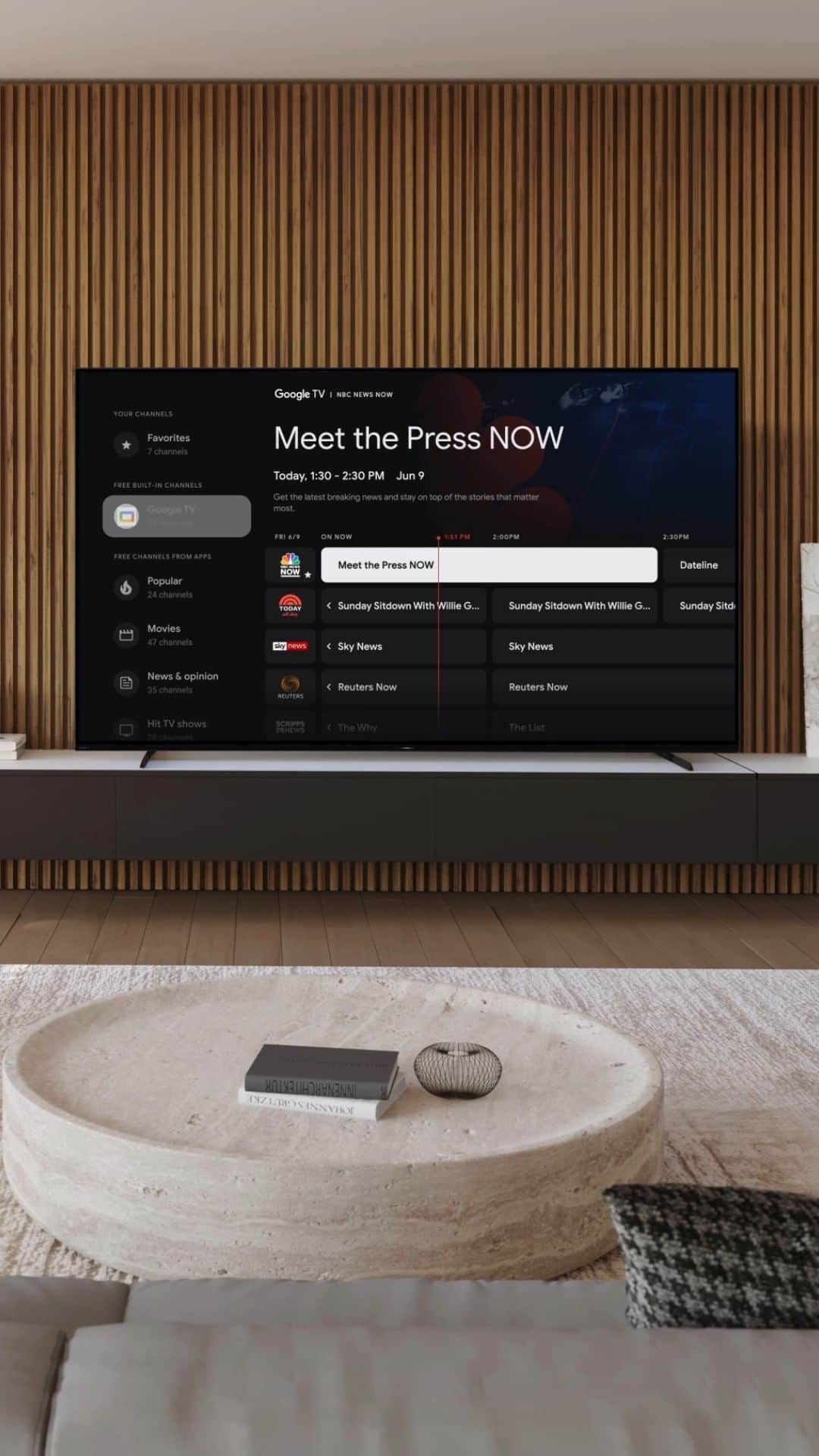 のインスタグラム：「Sony TVs with Google TV™ come with over 800 free live TV channels, all in one place. Happy binging!」