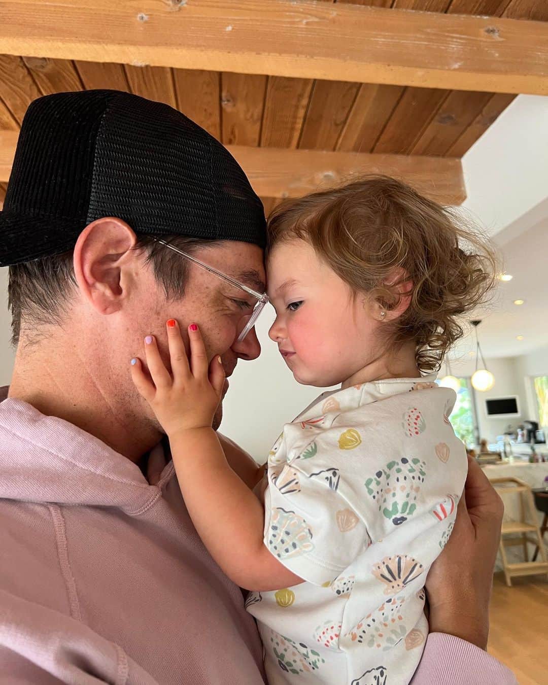 アシュレイ・ティスデイルのインスタグラム：「Happy Father’s Day to the most patient man I know! Jupiter is just as obsessed with you as I am and I’m so grateful for everything you do for our family. I love you ❤️❤️」