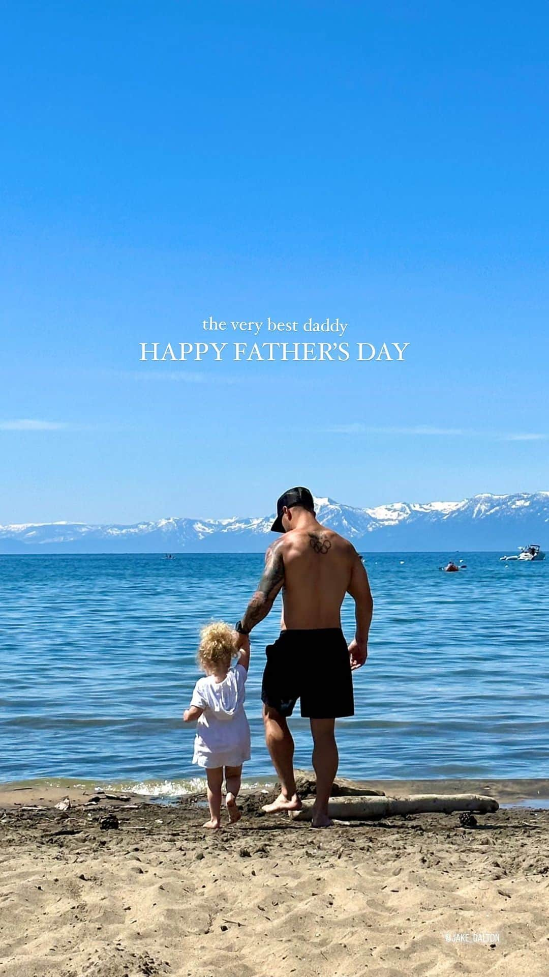 ジェイコブ・ダルトンのインスタグラム：「happy father’s day, @jake_dalton 🫶🏻  a title we waited for, fought for and prayed for. and you fulfill it beyond our wildest dreams. thank you for all that you do! 🙏🏼🤍」