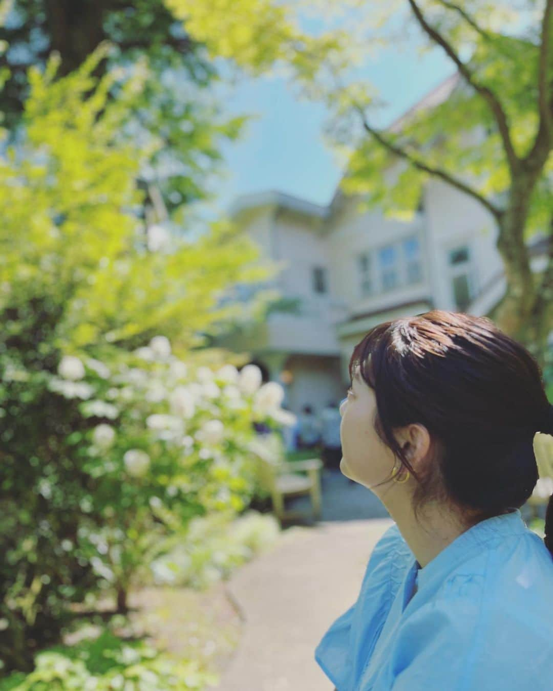 堀田ゆい夏さんのインスタグラム写真 - (堀田ゆい夏Instagram)「ジブリの世界に出てきそうな場所。  鎌倉にある石窯ガーデンテラス。  店員さんたちは混んでいるなか みんなニコニコ話しかけてくれるし、自然は多いし、ご飯は美味しいし、、、😆  すごくいいところだった💕  #思い出のマーニーみたい #自然#naturephotography」6月19日 11時56分 - yuika_a0902