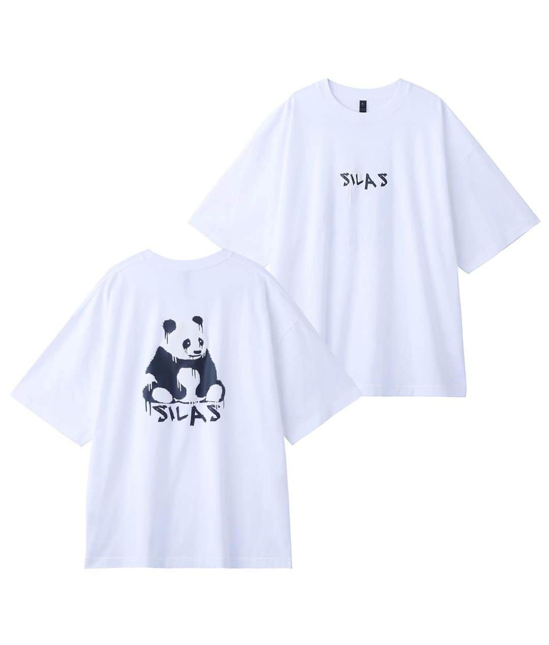 サイラスさんのインスタグラム写真 - (サイラスInstagram)「【SILAS 2023 SUMMER COLLECTION】  ☑DRIPPING PANDA PRINT WIDE S/S TEE ONE SIZE ￥5,500 ⁡ WEBSTORE calif ZOZOTOWN SILAS取り扱い店舗にて発売中。 ⁡ #silas #silasandmaria #サイラス #ストリート#ロンドンストリート #ストリートファッション #メンズファッション #新作」6月19日 11時52分 - silasandmariajp