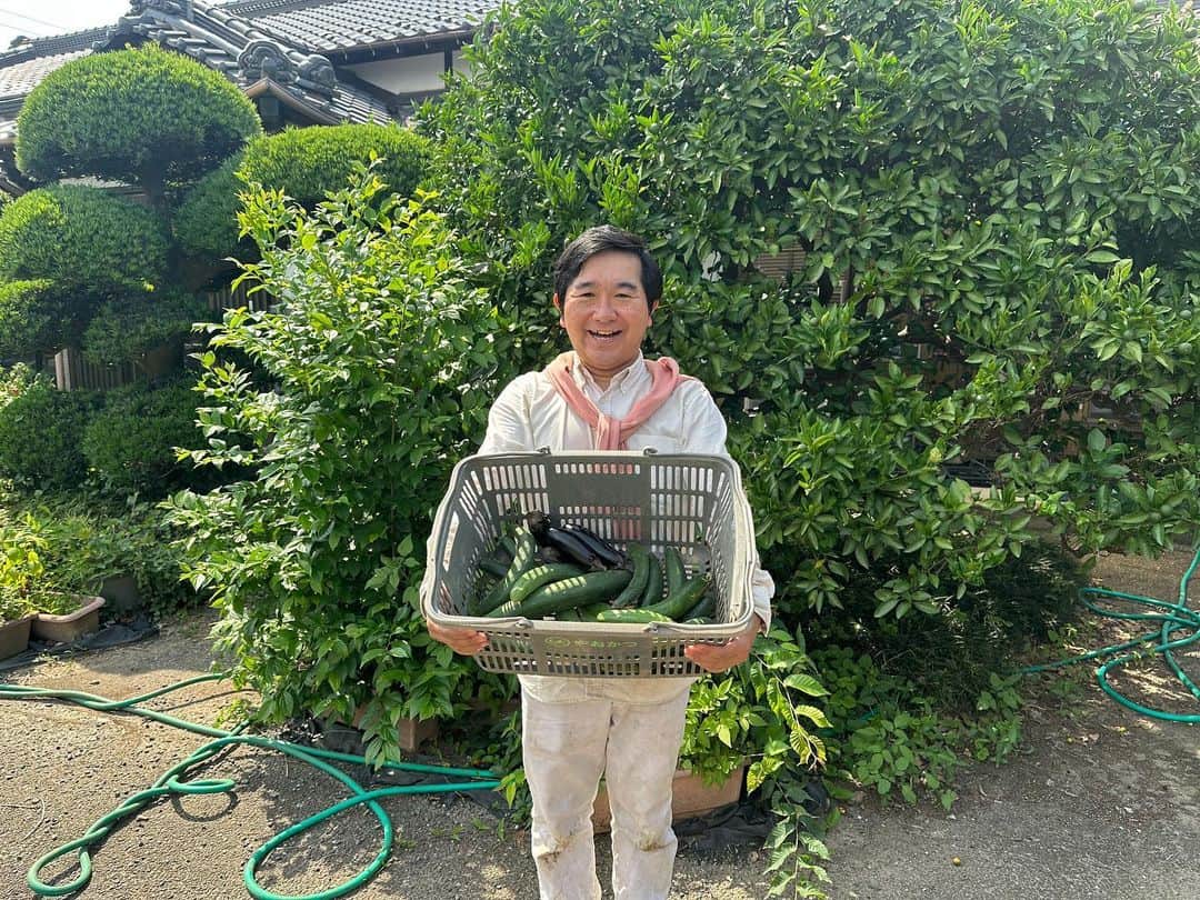 小石田純一さんのインスタグラム写真 - (小石田純一Instagram)「キュウリとナスを収穫しました。暑さでフラフラになりながら…。熱中症には気を付けましょうね。  #小石田農園 #農業 #収穫 #キュウリ  #ナス #小石田純一 #お笑い芸人 #ものまね芸人 #兼業農家」6月19日 10時47分 - koishida.trendy