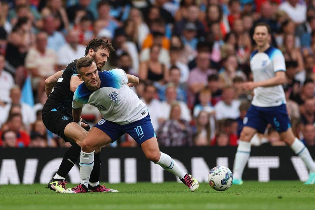 サム・クラフリンさんのインスタグラム写真 - (サム・クラフリンInstagram)「A week ago today.  Still buzzing from it.   Soccer Aid 2023.」6月19日 3時55分 - mrsamclaflin