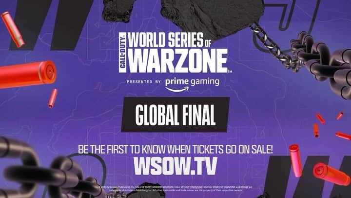 Call of Dutyのインスタグラム：「📢 World Series of Warzone Global Final presented by @primegaming is coming to you LIVE from London 🇬🇧  🗓️ Sept. 16th 🎟️ Sign up to be the first to know when tickets go on sale http://worldseriesofwarzone.com」