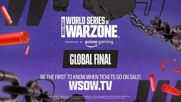 のインスタグラム：「📢 World Series of Warzone Global Final presented by @primegaming is coming to you LIVE from London 🇬🇧  🗓️ Sept. 16th 🎟️ Sign up to be the first to know when tickets go on sale http://worldseriesofwarzone.com」