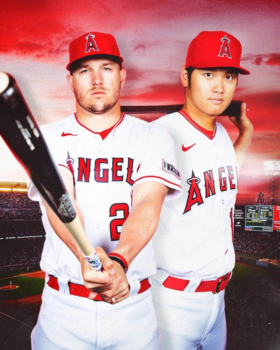 MLBさんのインスタグラム写真 - (MLBInstagram)「Ohtani and Trout.  Back-to-back attack!」6月19日 4時36分 - mlb