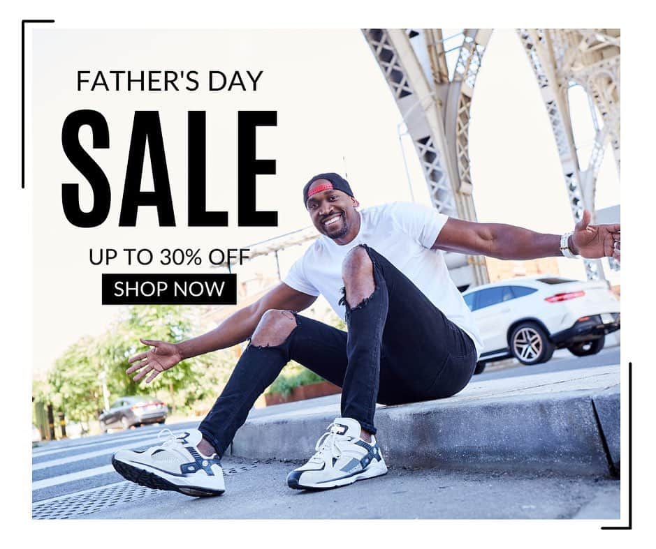 LAギアのインスタグラム：「Celebrating Dads and the people in our lives that fill big shoes • Shop and Save 25-30% • Happy Father’s Day! #LAGear #LaGearStye #FathersDay #FathersDayGifts #FathersDaySale #sneakers #kicks @ktrim54」