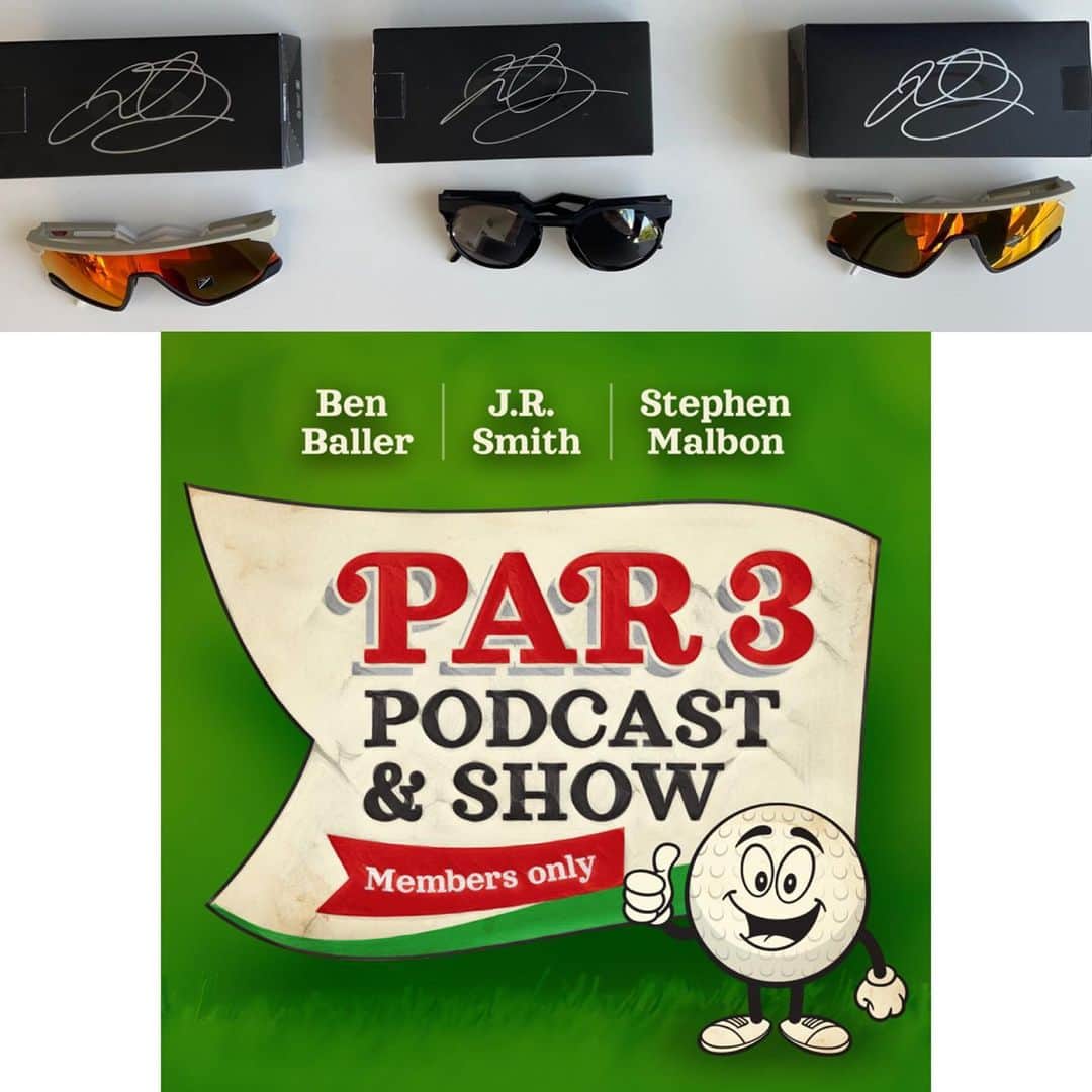 J・R・スミスのインスタグラム：「FATHER'S DAY GIVEAWAY! We have 3 pairs of brand new @oakley sunglasses with each box autographed by @teamswish! A family that golfs together stays together!  Rules to Enter: Tag Yourself, Your Father & Father in Law & Tell Us About How You Play The Great Game of Golf Together   If Your Family Member Is No Longer With Us You Can Tag The Son, Daughter, Husband or Wife That Carries on The Tradition of Playing 🏌🏽‍♂️  In order to be eligible all members must follow @par3podcast @stephenmalbon @benballer @teamswish @oakley &  Share this post to your story after commenting below.  Best of Luck & Happy Father's Day To All!  Please Subscribe to Par 3 on any Podcast Platform & YouTube. Any 5 Star Ratings & Reviews Appreciated ⛳️  Winner will be announced on this Wednesdays episode」